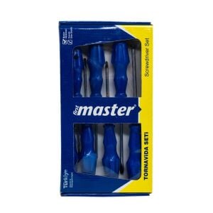 Master 505740 Düz/Yıldız Manyetik Uçlu Tornavida Takımı 7 Parça