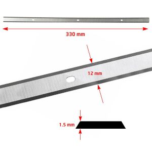 Scheppach 7902200607 İkili Planya Bıçağı Seti (PLM1800 İçin)