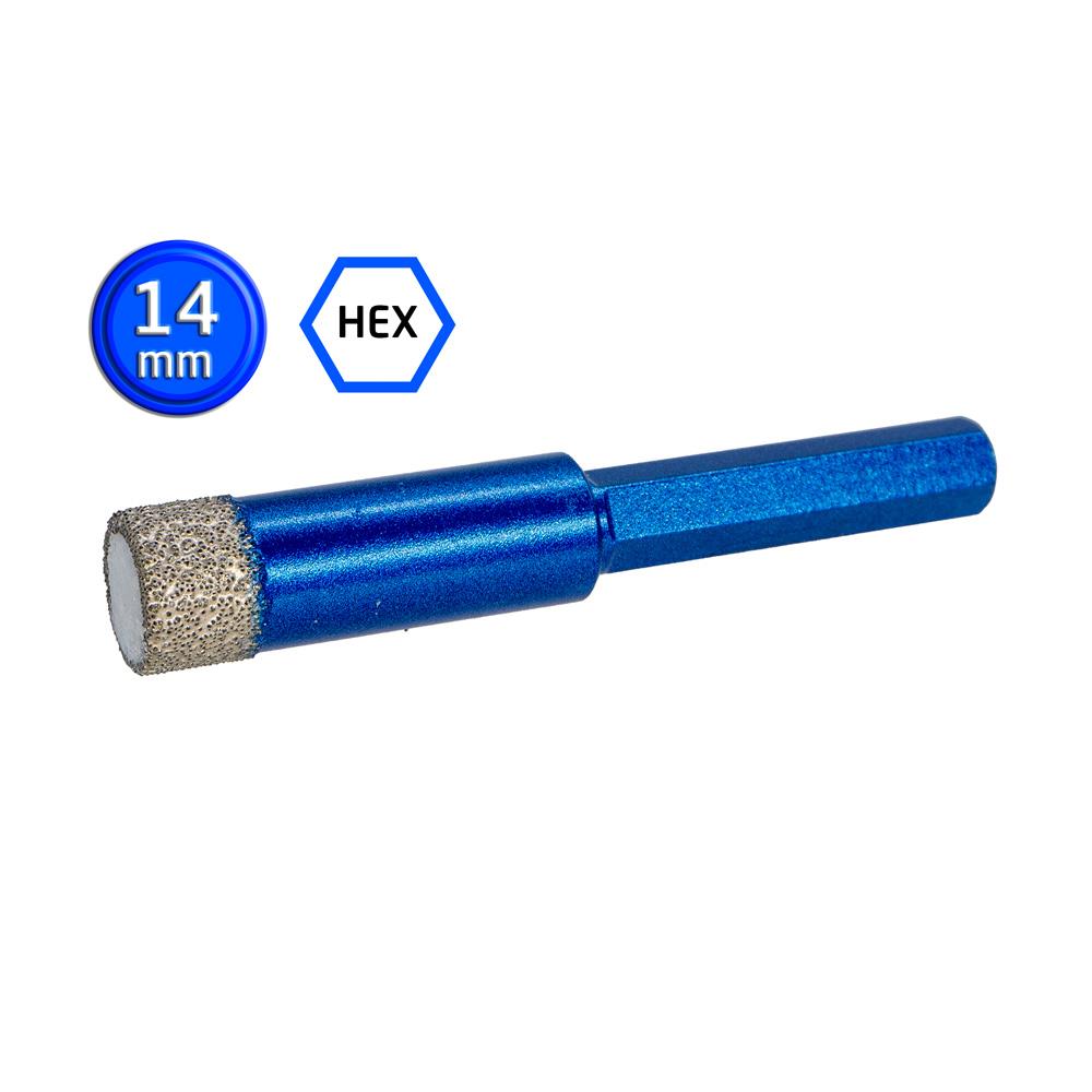 Master 530934 Altıgen Saplı Granit Mermer Delme Panç 14 mm