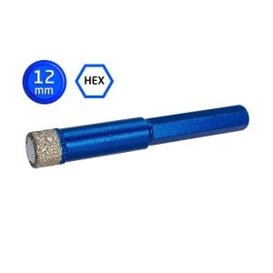 Master 530933 Altıgen Saplı Granit Mermer Delme Panç 12 mm