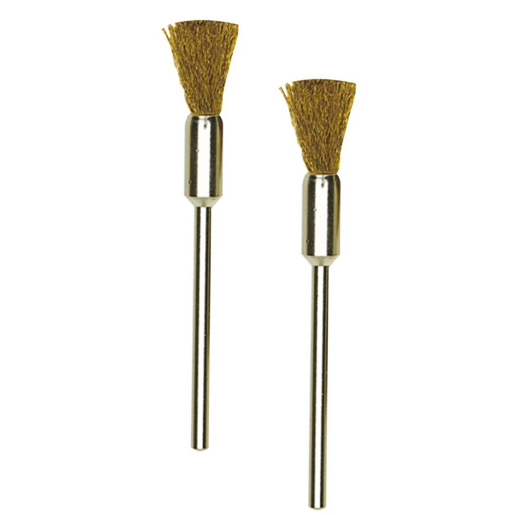 Proxxon 28961 Pimli Sarı Tel Fırça Seti 2'li 8 mm