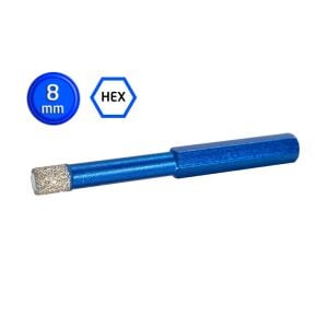 Master 530931 Altıgen Saplı Granit Mermer Delme Panç 8 mm