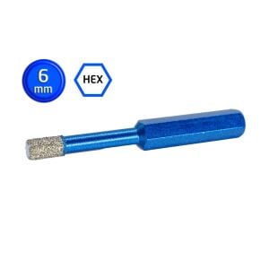 Master 530930 Altıgen Saplı Granit Mermer Delme Panç 6 mm