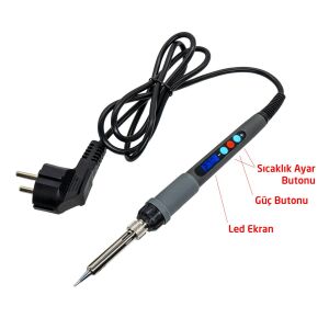 Rox Wood 0143 Pro Ahşap Yakma ve Hobi Seti 60 Watt - 46 Parça