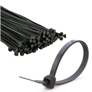 Plastik Kablo Bağı Cırt Kelepçe Siyah 9.0x850 mm (100 Adet)