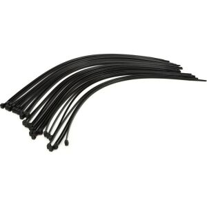 Plastik Kablo Bağı Cırt Kelepçe Siyah 9.0x850 mm (100 Adet)