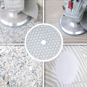 6555 Granit Mermer Taş Parlatma Polisaj Ped 100 mm - 1500 Kum