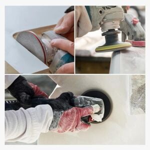 6555 Granit Mermer Taş Parlatma Polisaj Ped 100 mm - 1500 Kum