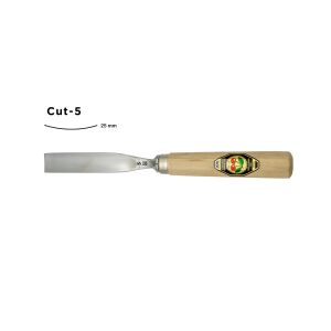 Kirschen Düz Oluklu Ağız Oyma Iskarpelası Cut5 - 25mm