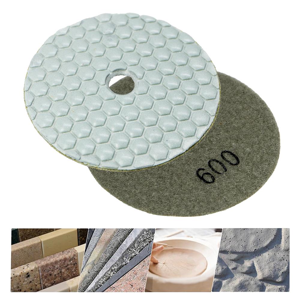 6554 Granit Mermer Taş Parlatma Polisaj Ped 100 mm - 600 Kum