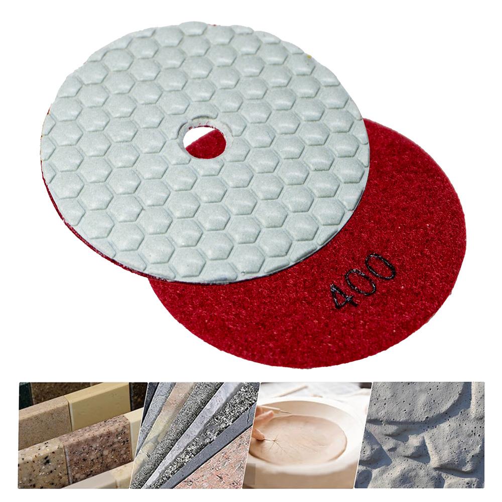 6553 Granit Mermer Taş Parlatma Polisaj Ped 100 mm - 400 Kum