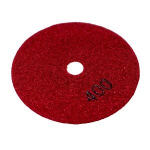 6553 Granit Mermer Taş Parlatma Polisaj Ped 100 mm - 400 Kum