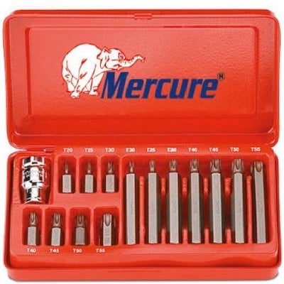Mercure Otomotiv Torx Bits Uç Seti 15 Parça