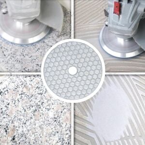 6552 Granit Mermer Taş Parlatma Polisaj Ped 100 mm - 200 Kum