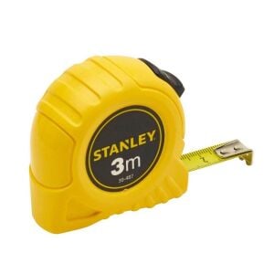 Stanley 1-30-487 Sarı Şerit Metre 3 mt x 12.7 mm