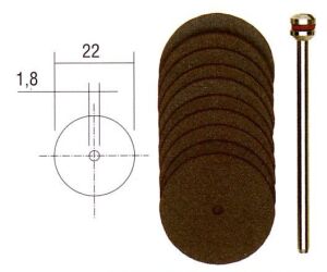 Proxxon 28810 Korundum İnce Kesici Taş Seti 10'lu Disk