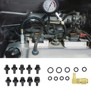 6557 Çok Fonksiyonlu Motor Yağ Basınç Ölçer Test Kiti 12 Parça