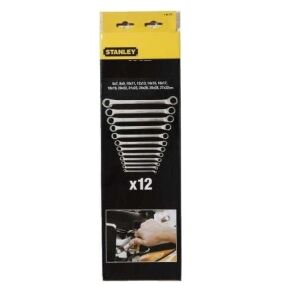 Stanley 1-95-774 Yıldız İki Ağız Anahtar Takımı 12'li Set