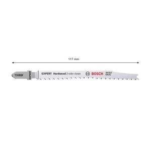 Bosch Expert T308 BF Temiz Düz Kesim Sert Ahşap Dekupaj Testere Bıçağı