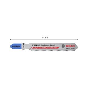 Bosch Expert T118 EHM Paslanmaz Çelik Sac Dekupaj Testere Bıçağı