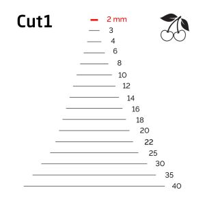 Kirschen 3101002 Düz Ağız Oyma Iskarpela Cut1 - 2mm