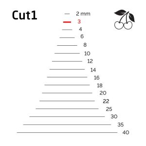 Kirschen 3101003 Düz Ağız Oyma Iskarpela Cut1 - 3mm