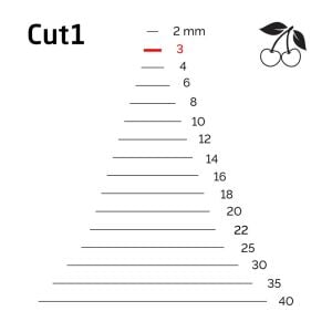 Kirschen 3101003 Düz Ağız Oyma Iskarpela Cut1 - 3mm