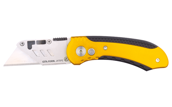 CETA FORM J47SPQ Katlanır Maket Bıçağı (Trapez Tipi Yedekli)