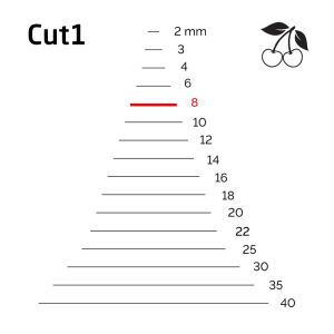 Kirschen 3101008 Düz Ağız Oyma Iskarpela Cut1 - 8mm