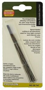 Proxxon 28747 Mil Uçsuz Kesim Spiral Kıl Testeresi 12 Adet (DSH İçin)