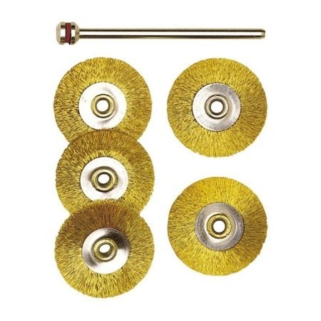 Proxxon 28962 Daire Tel Fırça Seti 22 mm 5 Adet