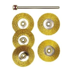 Proxxon 28962 Daire Tel Fırça Seti 22 mm 5 Adet