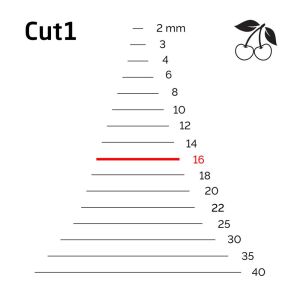 Kirschen 3101016 Düz Ağız Oyma Iskarpela Cut1 - 16mm