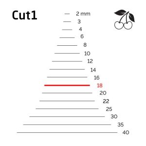 Kirschen 3101018 Düz Ağız Oyma Iskarpela Cut1 - 18mm