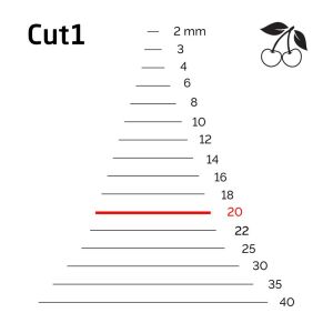 Kirschen 3101020 Düz Ağız Oyma Iskarpela Cut1 - 20mm