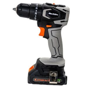 Max Extra MX1830 Çift Akü Kömürsüz Darbeli Matkap 20V 1.5Ah