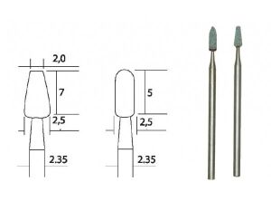 Proxxon 28270 Silikon Karbür Taşlama Uç Seti 2'li