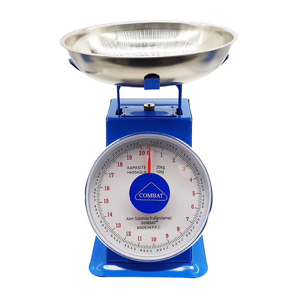 Combat Kefeli Terazi Mutfak Tartısı 20 KG - Mavi