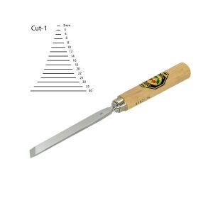 Kirschen Eğri Ağız Oyma Iskarpelası Cut1 - 14mm