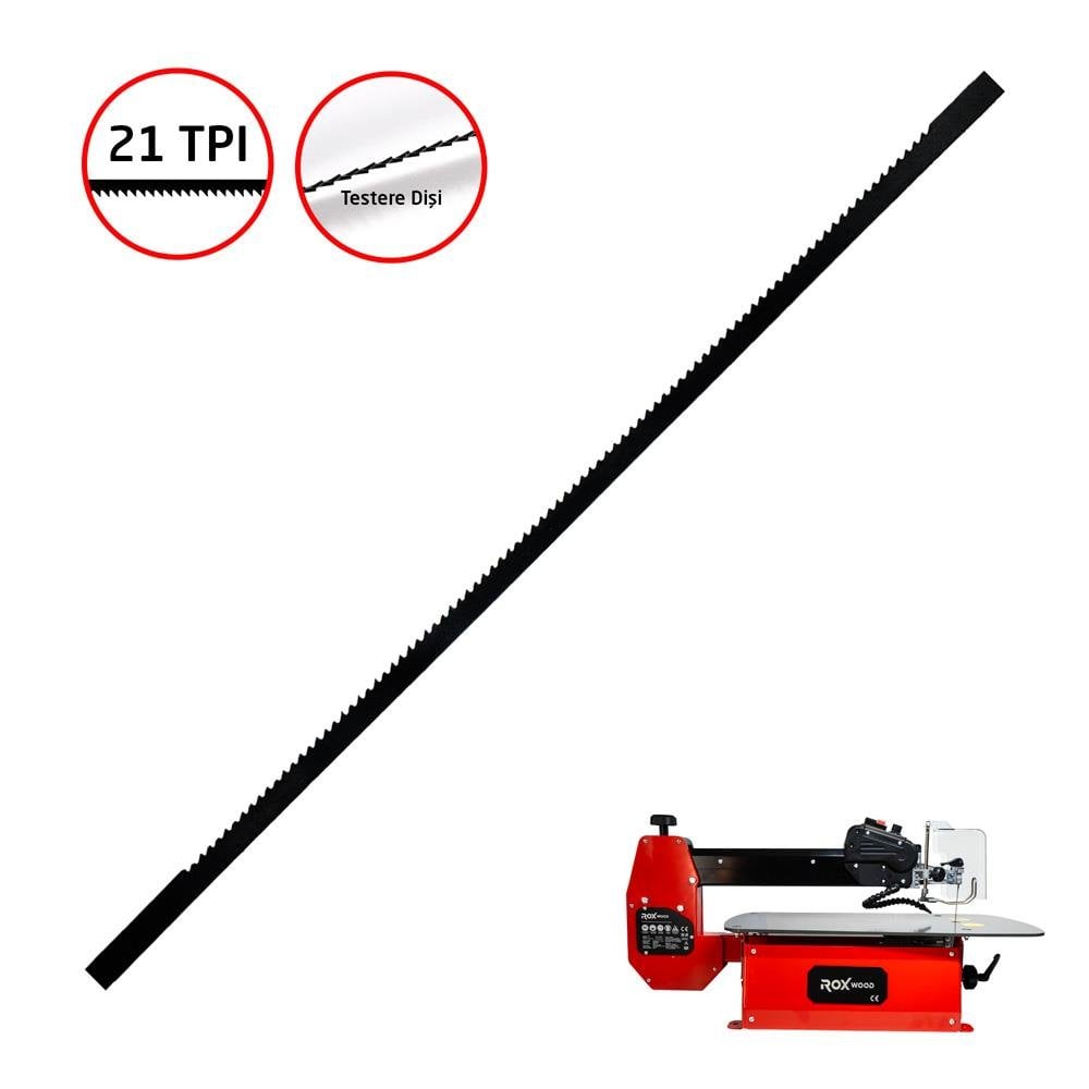 Rox 0366 Dekupaj Kıl Testere Ucu 133 mm Z:21 (10'lu Paket)