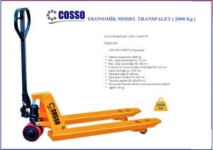 Cosso 2 Ton Eko Transpalet