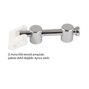 Yuma YM-730 Asma Kilit Milli Kapı Emniyet Aparatı 16 cm