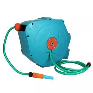 Hegi SX900020 Otomatik Geri Sarımlı Bahçe Makarası Seti 20 mt