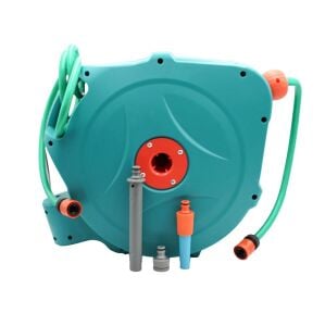 Hegi SX900020 Otomatik Geri Sarımlı Bahçe Makarası Seti 20 mt