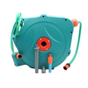 Hegi SX900020 Otomatik Geri Sarımlı Bahçe Makarası Seti 20 mt