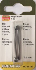 Proxxon 28725 Freze Uç Seti 2'li