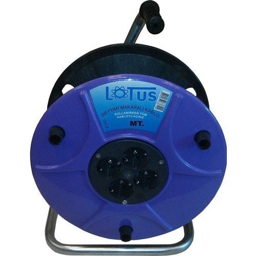 3x1.5 mm 35 mt Makaralı Kablo Uzatma Kablosu