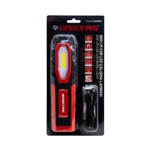 İzeltaş COB LED Şarjlı Büyük Boy Çalışma Lambası 600 lm