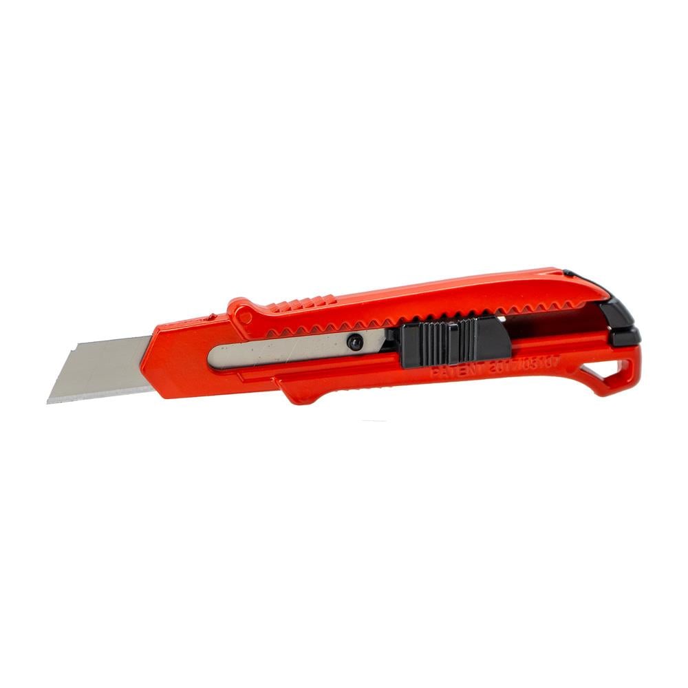 Master FM1003 Kırmızı Metal Gövde Falçata Maket Bıçağı 18 mm