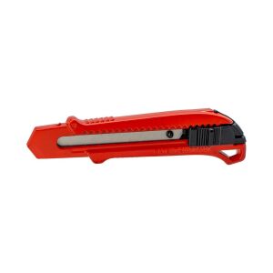 Master FM1003 Kırmızı Metal Gövde Falçata Maket Bıçağı 18 mm